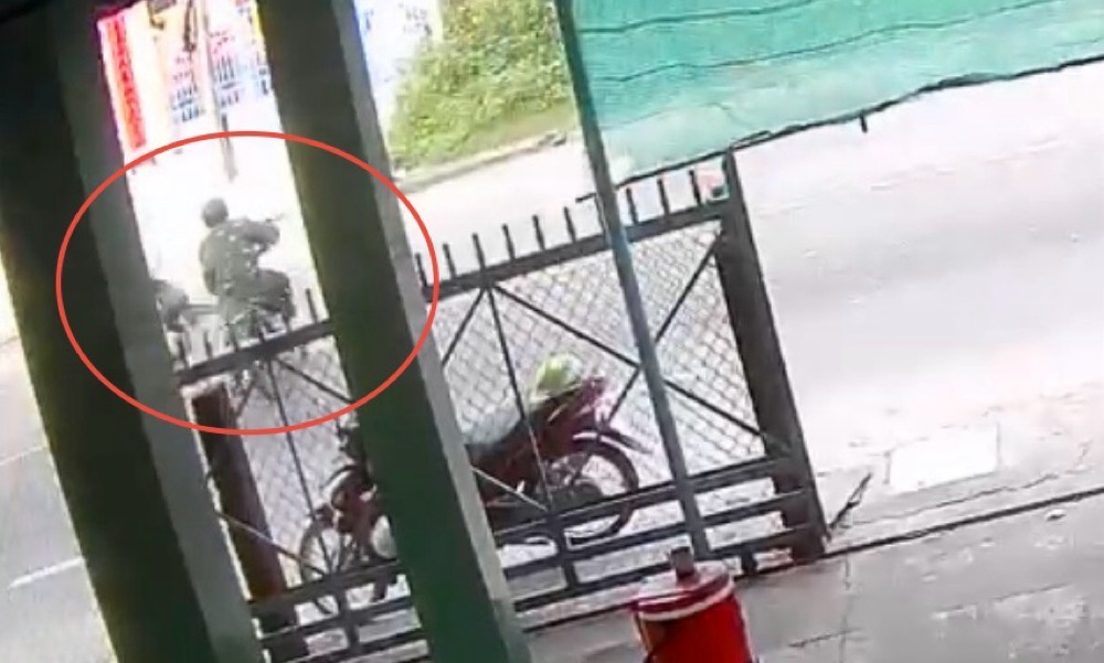 Camera ghi lai thoi diem xay ra tai nan. Anh: Duy Tuan 