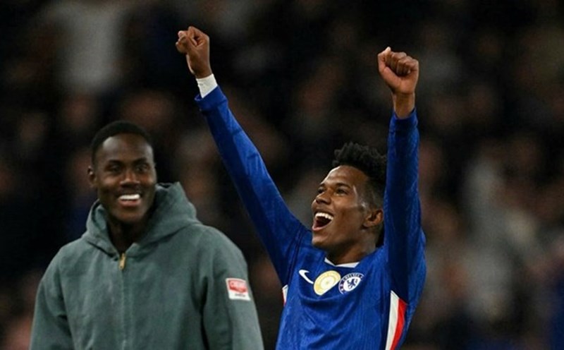 Estevao dang la ngoi sao duoc chu y nhat cua Chelsea. Anh: AFP