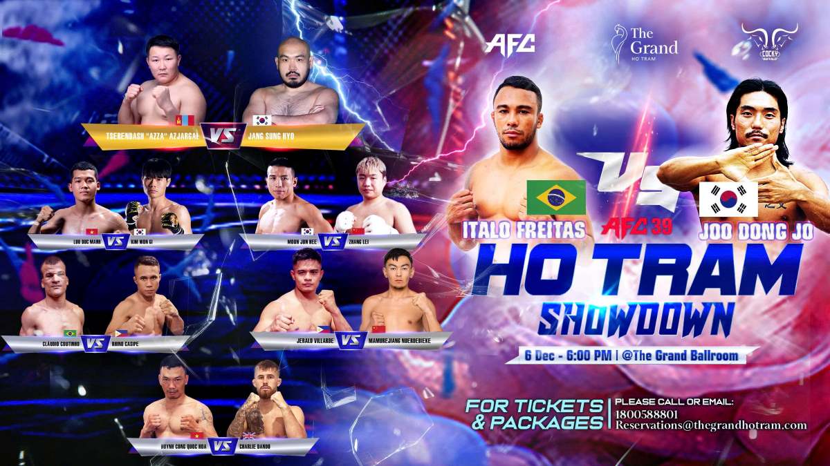 최고의 격투가들이 모이는 MMA 토너먼트 불꽃 튀는 경기가 기대됩니다. 눈부신 경기가 곧 호치민시로 돌아올 것입니다. 사진: 퐁 레