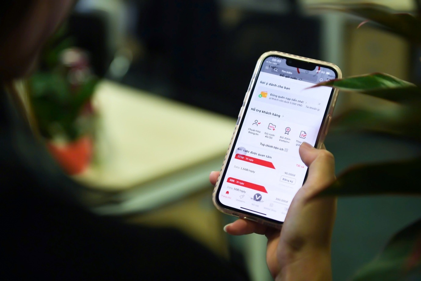 Khach hang co the tu cap nhat thong tin thue bao qua ung dung MyViettel  