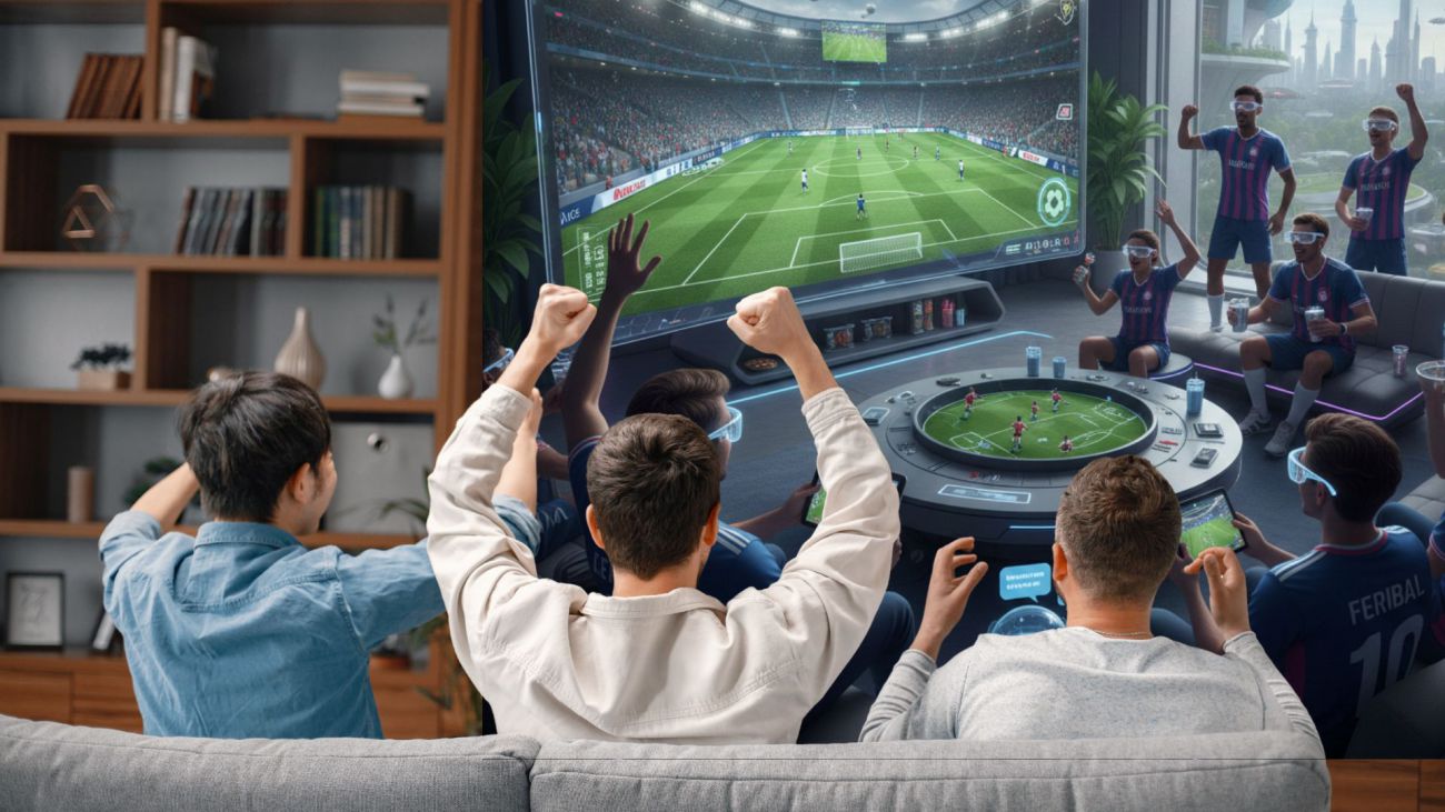 Fans will have many ways to enjoy football in the future. Graphics: Le Vinh