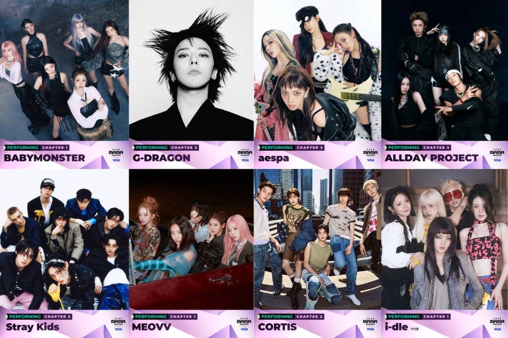 MAMA授賞式には、有名なアーティストが集まります。写真:MAMA