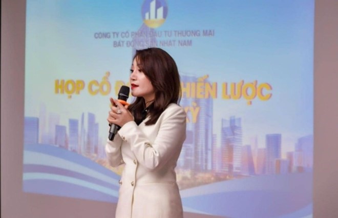 Bà chủ Bất động sản Nhật Nam - Vũ Thị Thúy - thời điểm chưa bị khởi tố. Ảnh: BĐS Nhật Nam