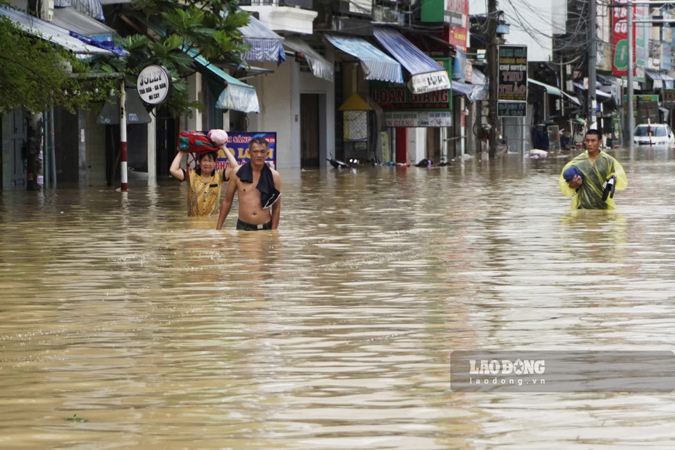Tuy Phuoc commune (Gia Lai) was heavily flooded during the recent historic flood. Photo: Hoai Phuong