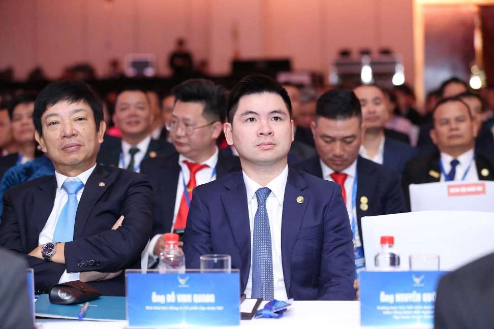 Ong Do Vinh Quang, Pho Chu tich HDQT T&T Group, Chu tich HDQT Vietravel Airlines, tham du Dai hoi. Anh: T&T Group