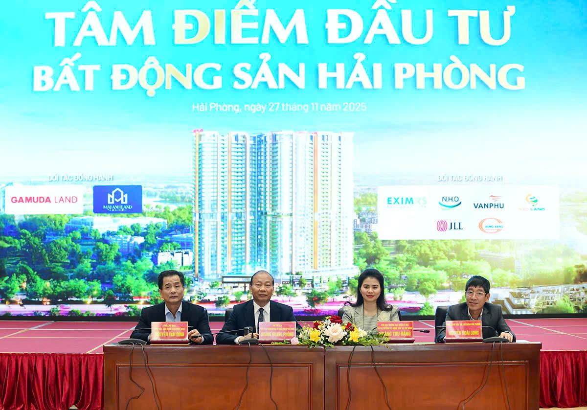 Diễn đàn nhận về nhiều ý kiến, nhận định liên quan đến tiềm năng phát triển bất động sản thành phố Cảng. Ảnh: Hoàng Khôi