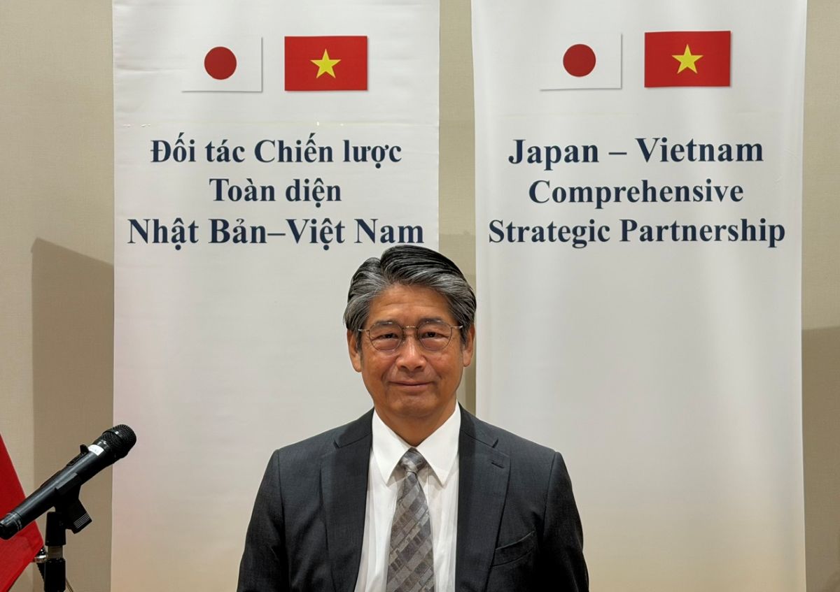 Dai su phat bieu tai hop bao. Anh: Song Minh