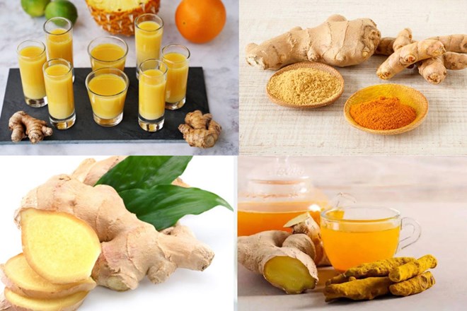 Effectively reduce blood fat with ginger turmeric tea every day. Graphics: Quynh Trang