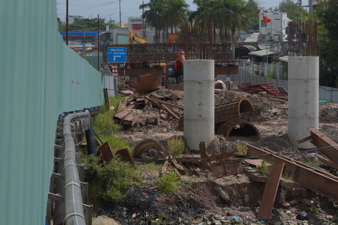 Du an dang gap kho khan o khau giai phong mat bang. Anh: Ta Quang