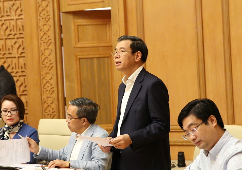 Ong Nguyen Viet Quang -phat bieu tai cuoc hop - Anh: VGP/Nguyen Hoang