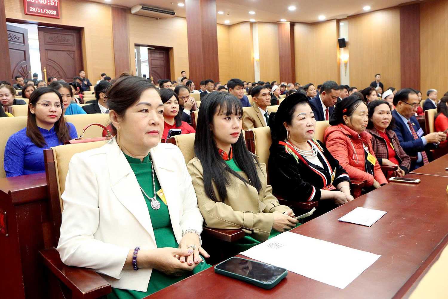 Cac dai bieu tham du dai hoi. Anh: 