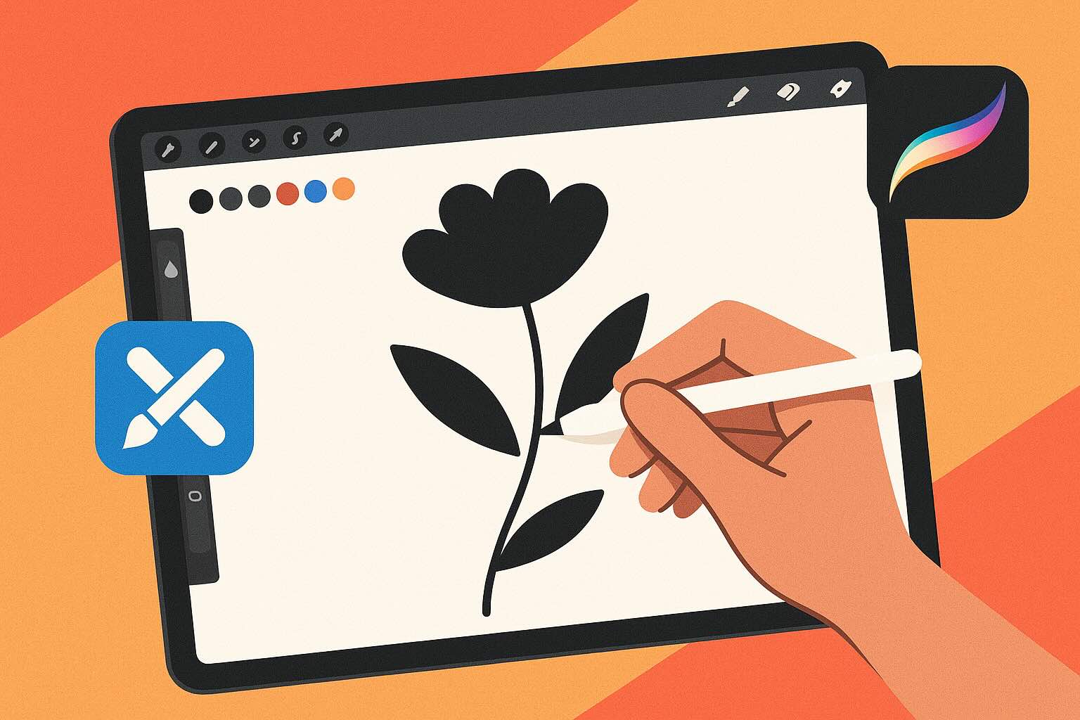 Ung dung sang tao phat trien manh, dua iPad tro thanh studio di dong. Do hoa: Hao Thien