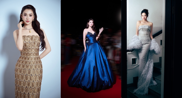 ティエン・アン、ティエウ・ヴィ、ルオン・トゥイ・リン。写真: ゴールデンロータス.