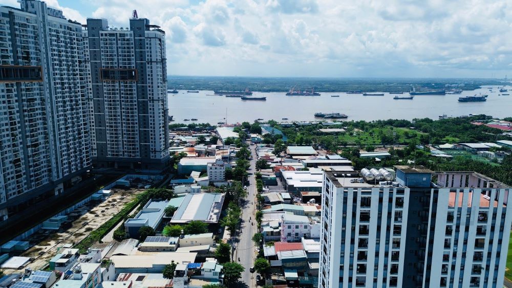 フーミー2橋が通過すると予想されている地域は、ホーチミン市とドンナイ市を結ぶ地域。写真：トゥーさん