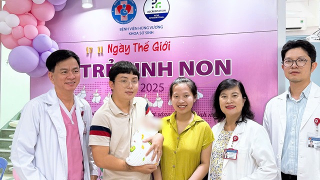 The extremely premature baby has been discharged home and is in good health. Photo: BVCC