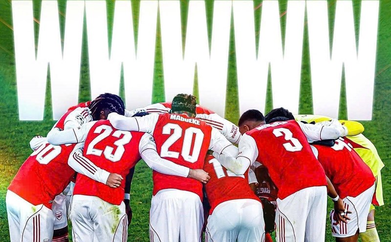 Arsenal da thang 5 tran lien tiep tai san choi danh gia nhat. Anh: UEFA Champions League