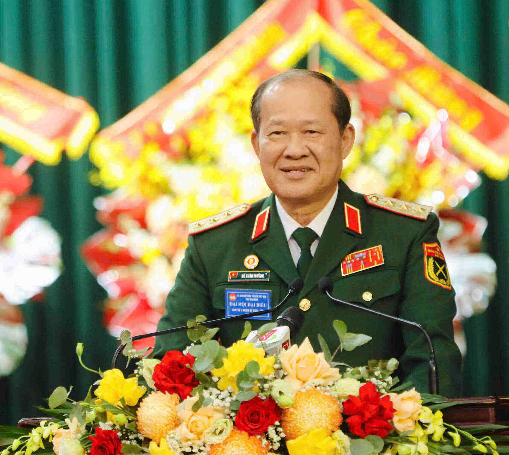 Thuong tuong Be Xuan Truong phat bieu chi dao hoi nghi.  Anh: Dieu Anh