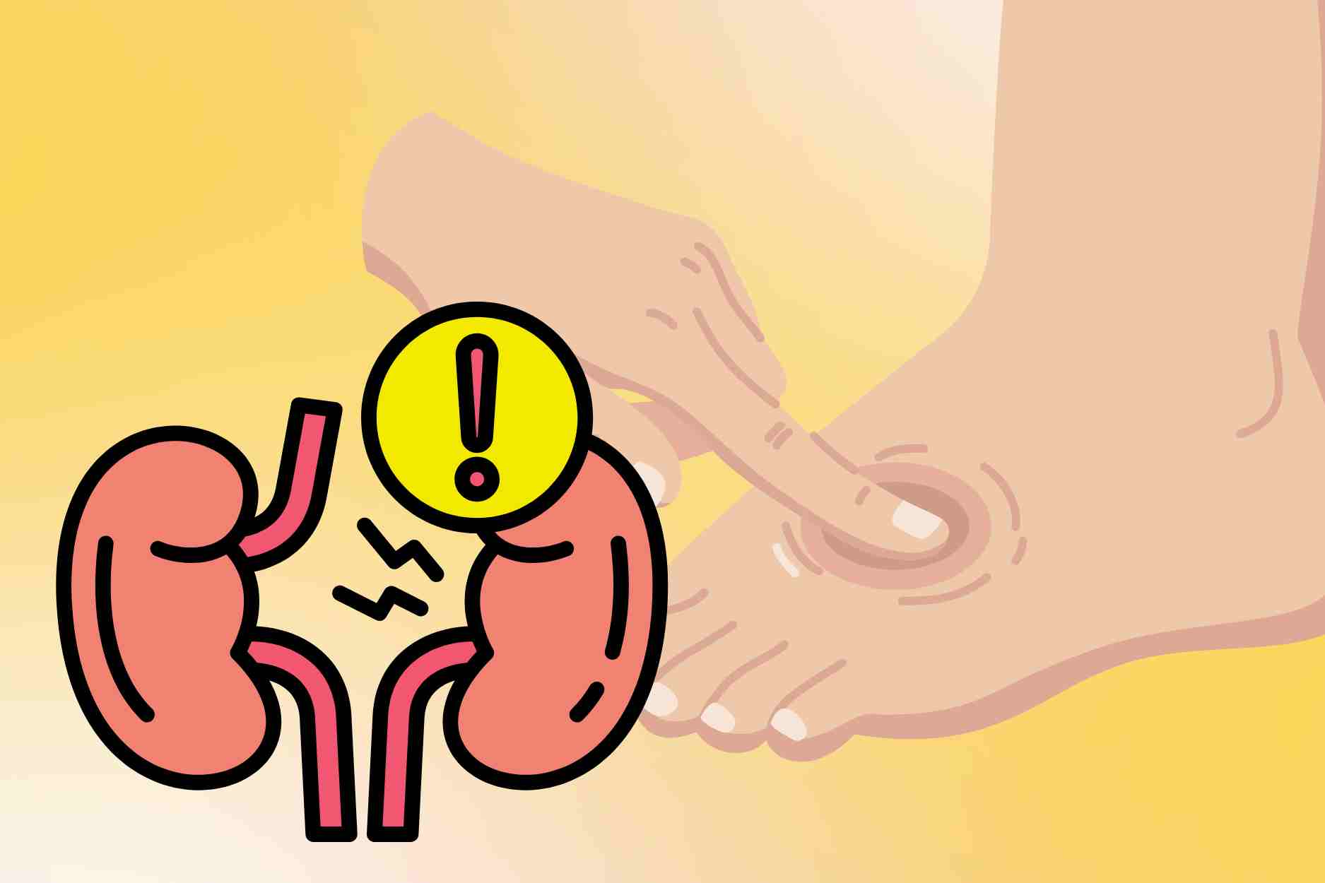 Tips to reduce foot edema for people with weak kidney function in cold weather