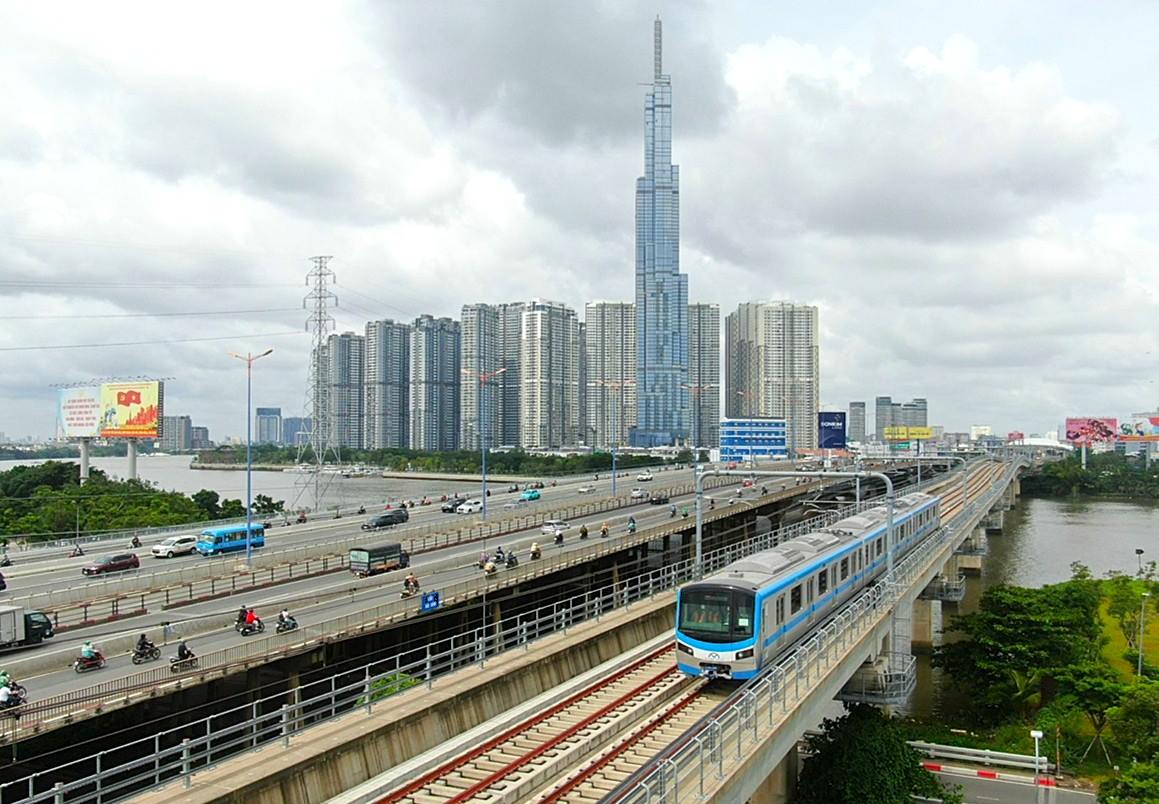 Tuyen Metro so 1 (Ben Thanh - Suoi Tien). Anh: Minh Quan