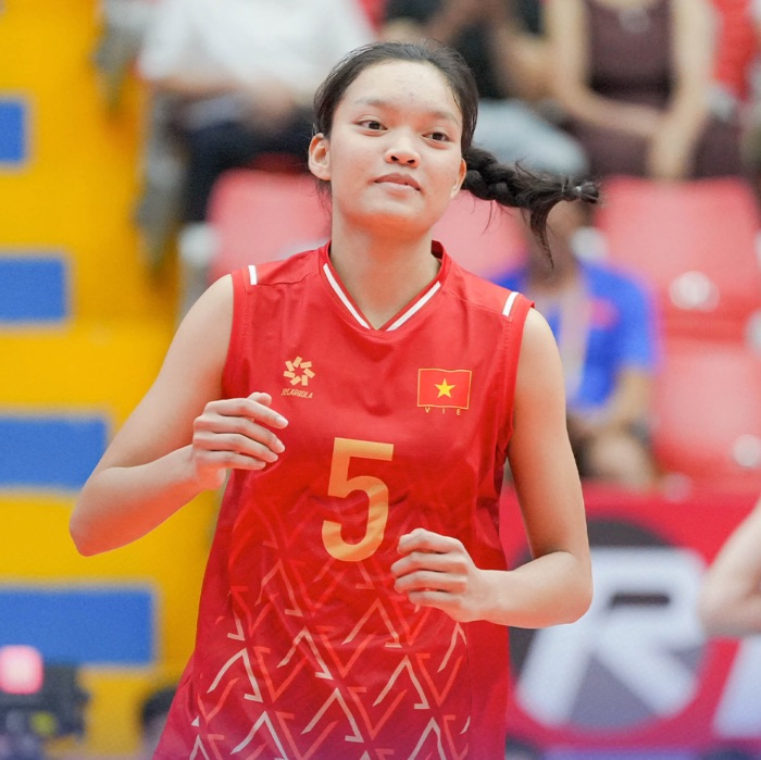 Anh Thao se tham du ki SEA Games dau tien cung doi tuyen bong chuyen nu Viet Nam. Anh: Bong chuyen Viet Nam