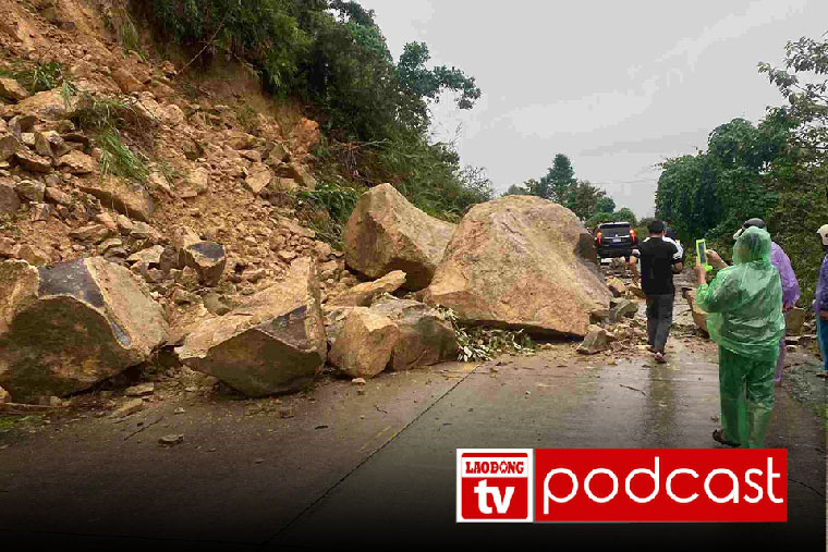 Morning news: Heavy damage after storms and floods, Quang Ngai continues to warn of dangerous weather
