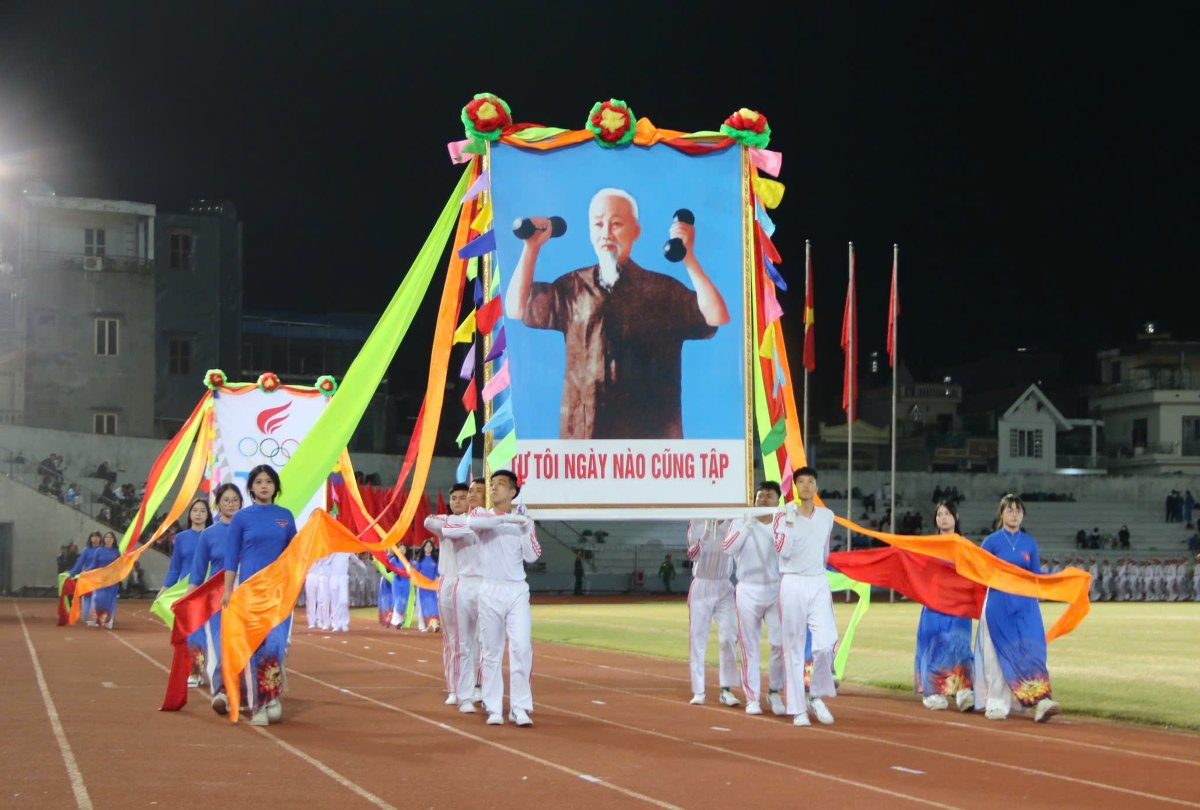 Inauguracion del X Congreso de Educacion y Deportes de la ciudad de Hai Phong. Foto: Periodico Hai Phong