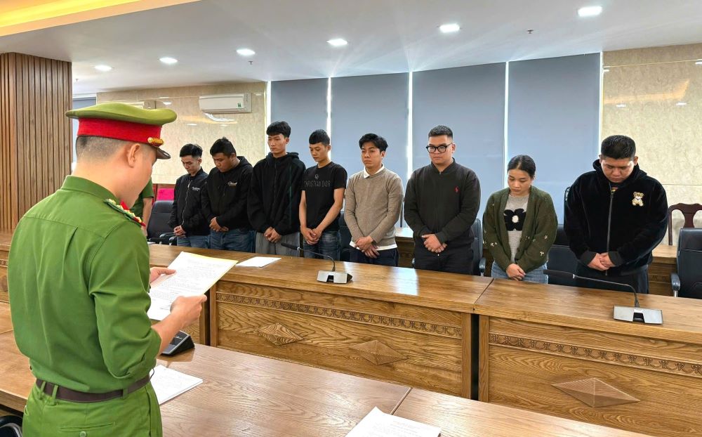 Da Nang pha duong day rua tien 67.000 ti lien ket toi pham Campuchia. Anh: CATP