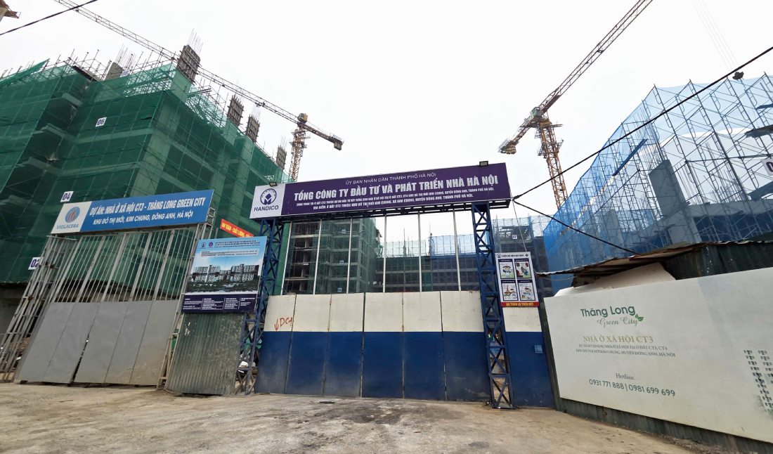 Du an nha o xa hoi CT3 thuoc khu do thi moi Kim Chung (Thang Long Green City) do lien danh Tong cong ty Dau tu va Phat trien nha Ha Noi va Tong cong ty Viglacera - CTCP lam chu dau tu. Du an duoc khoi cong vao thang 3.2025.