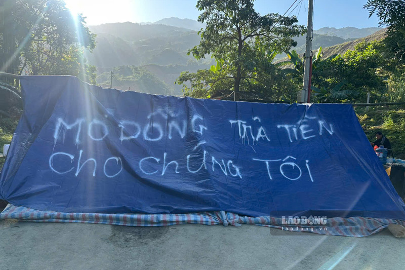 Người dân cho rằng việc thu hồi đất là chưa hợp lý. Ảnh: Đinh Đại