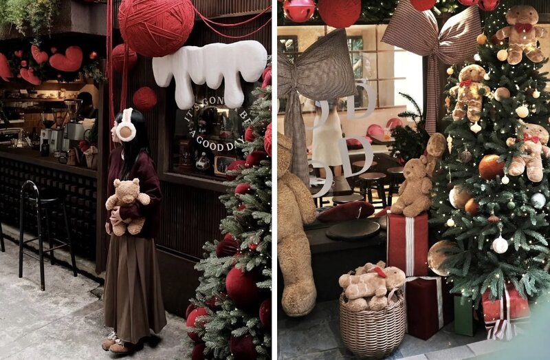 El pequeño callejon de Hanoi tiene suficientes rincones para check-in de Navidad solo tienes que entrar para tener fotos bonitas. Foto: An Vu