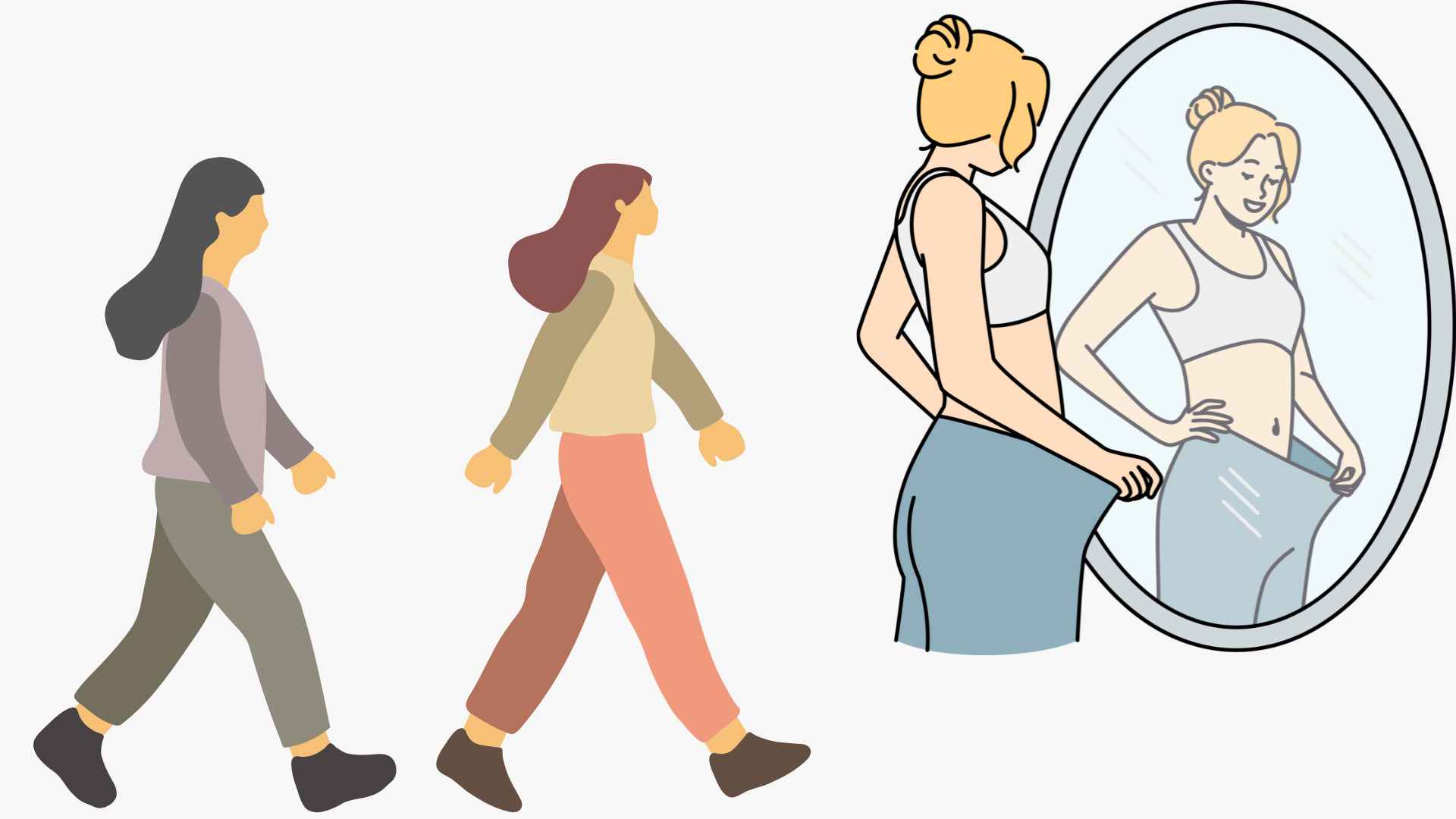 お腹を平らにし、ウエストをスリムにするために、1日に何分ウォーキングしますか? グラフィック写真:Hoang Loc.