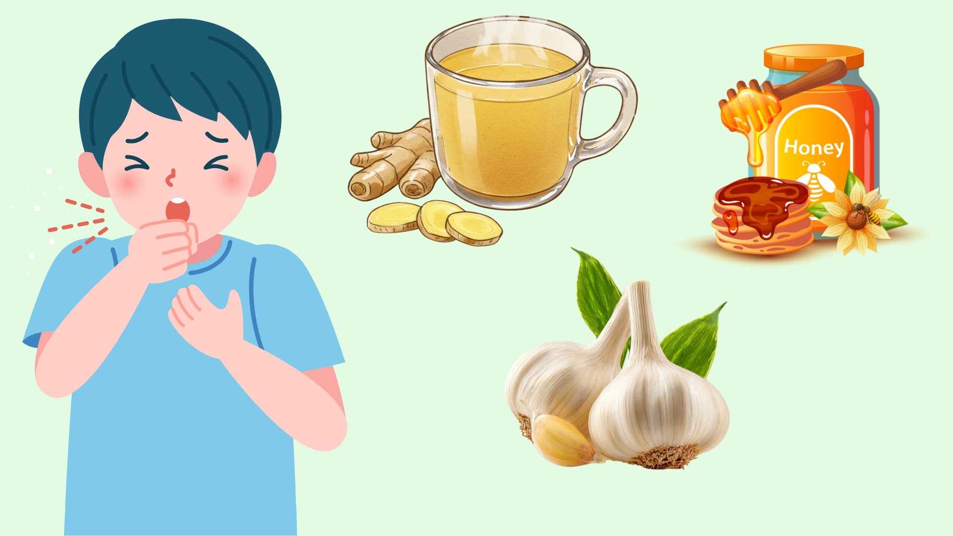 Three folk remedies to effectively reduce cough. Graphic photo: Hoang Loc.