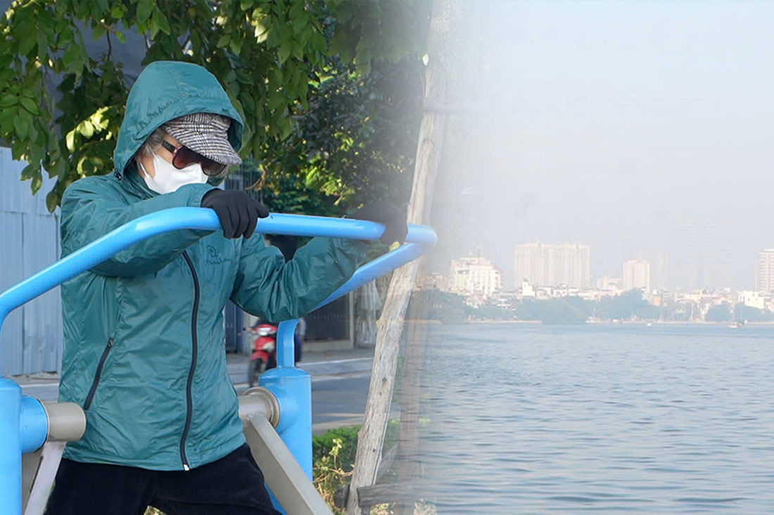 Hanoi is immersed in air pollution, people are crammed with jackfruit every time they go out