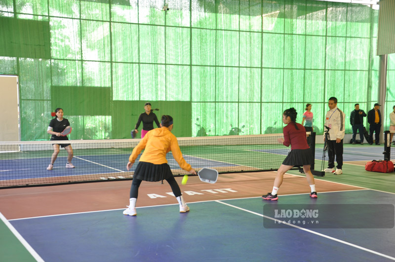 Cac van dong vien tham gia tranh tai. Anh: Dinh Dai