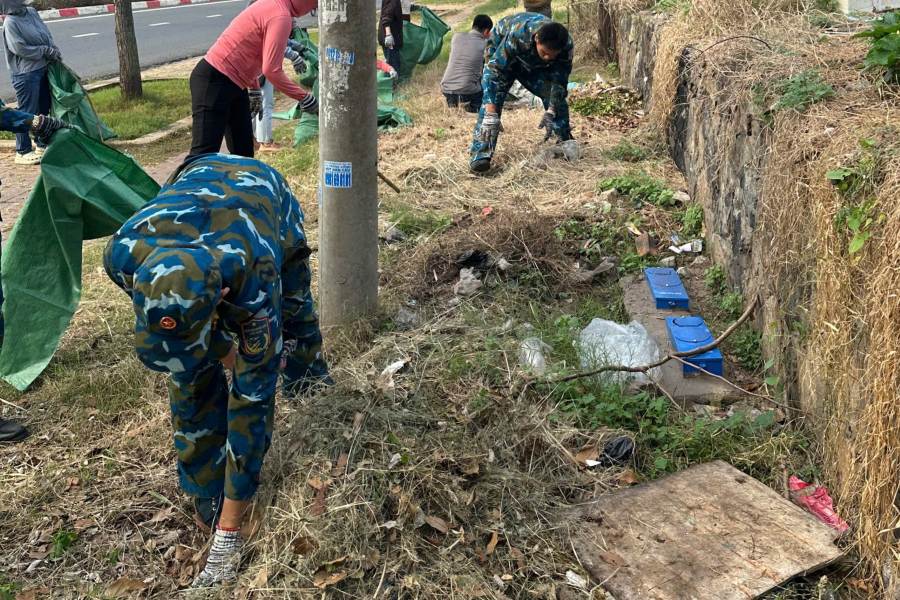 ホーチミン市Phuoc Thang区でのゴミ収集開始。写真:Phan Hanh