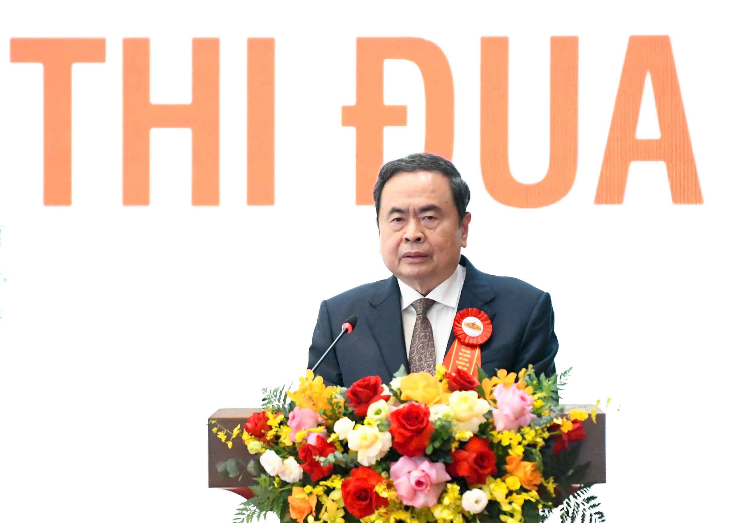 Politburo member and National Assembly Chairman Tran Thanh Man emphasized the need to innovate the recruitment and appointment mechanism to attract outstandingly capable personnel to the agencies of the National Assembly. Photo: Nhu Y.
