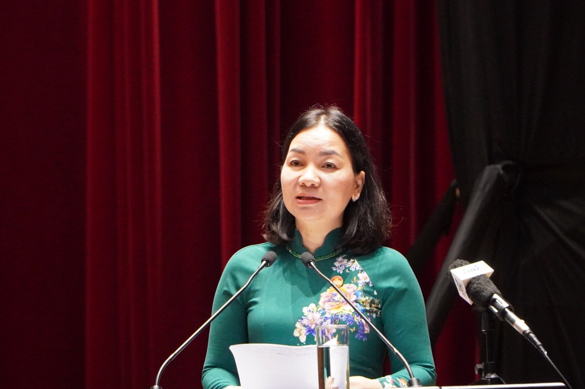 Ba Truong Thi Bich Hanh giu chuc Pho Chu tich Thuong truc Uy ban MTTQ Viet Nam TPHCM. Anh: Minh Tam