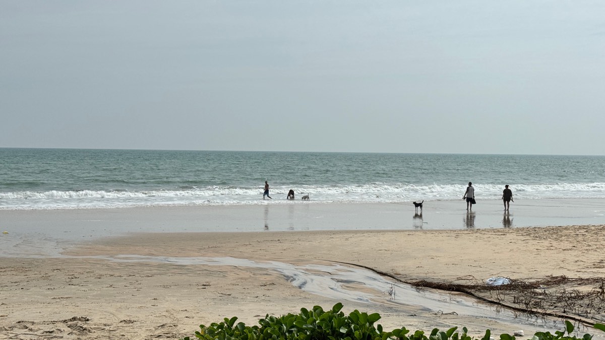 Khu vuc bien xay ra vu viec. Anh: Duy Tuan 