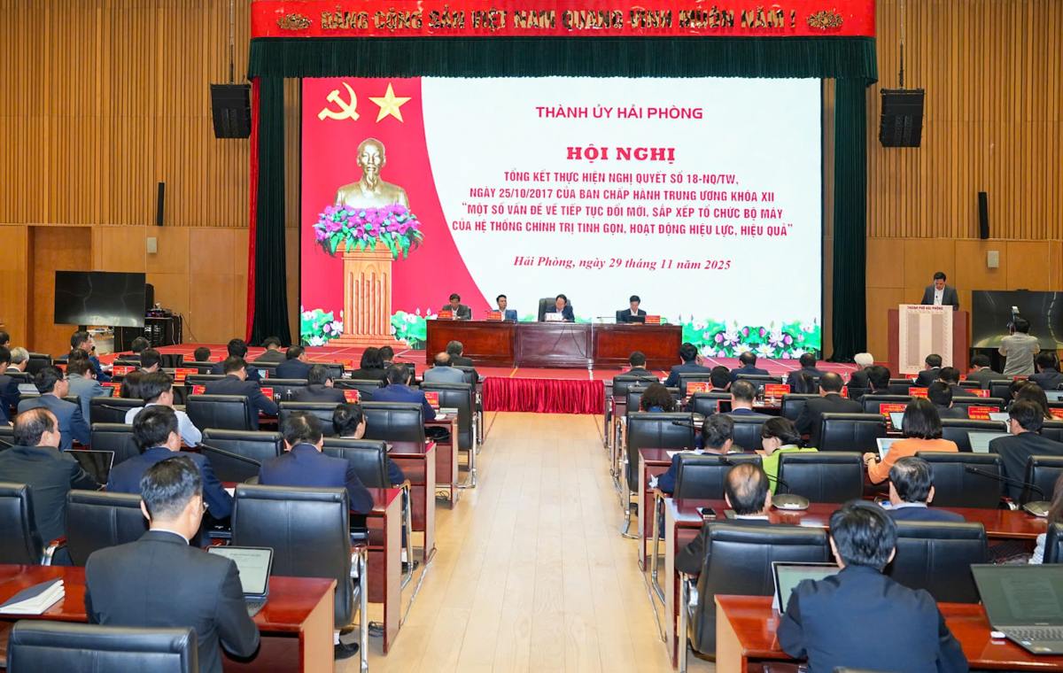 Toan canh hoi nghi. Ảnh: Cong TTDT Hai Phong