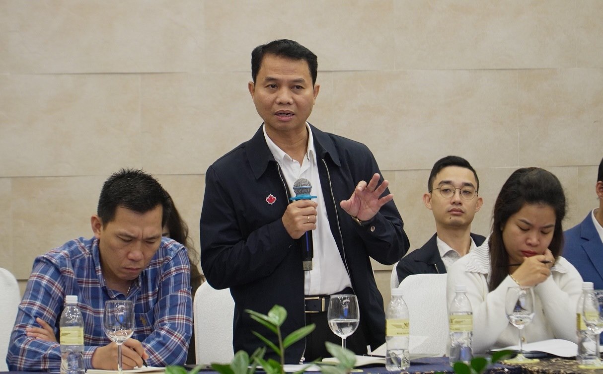 Cac dai bieu dong gop y kien tai buoi toa dam. Anh: Vien Nguyen