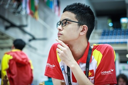 Bang Gia Huy has had good results in the standard chess event at the 2025 Asian Youth Championship. Photo: Bui Vinh