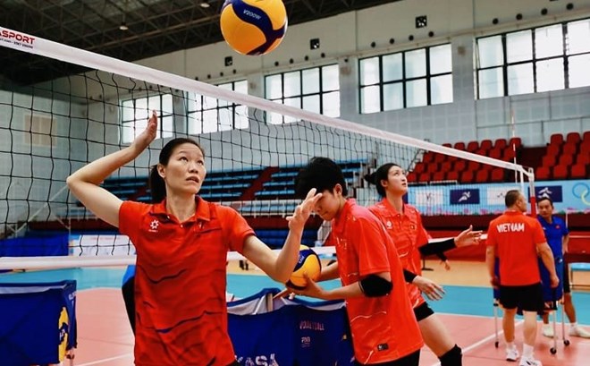 Đội tuyển bóng chuyền nữ có 2 trận đấu tập trước khi dự SEA Games 33