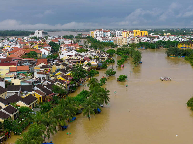 Khu vuc pho co Hoi An (Da Nang) ngap lut hoi cuoi thang 10.2025. Anh: Thanh Chuong