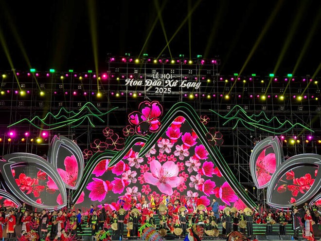 Lạng Sơn tổ chức Countdown và bắn pháo hoa đêm nghệ thuật "Hoa đào xứ Lạng"