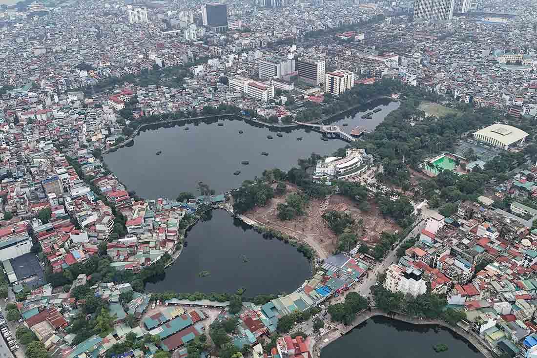 ハノイ、バクマイ区、Vo Thi Sau公園。写真:Song Huu