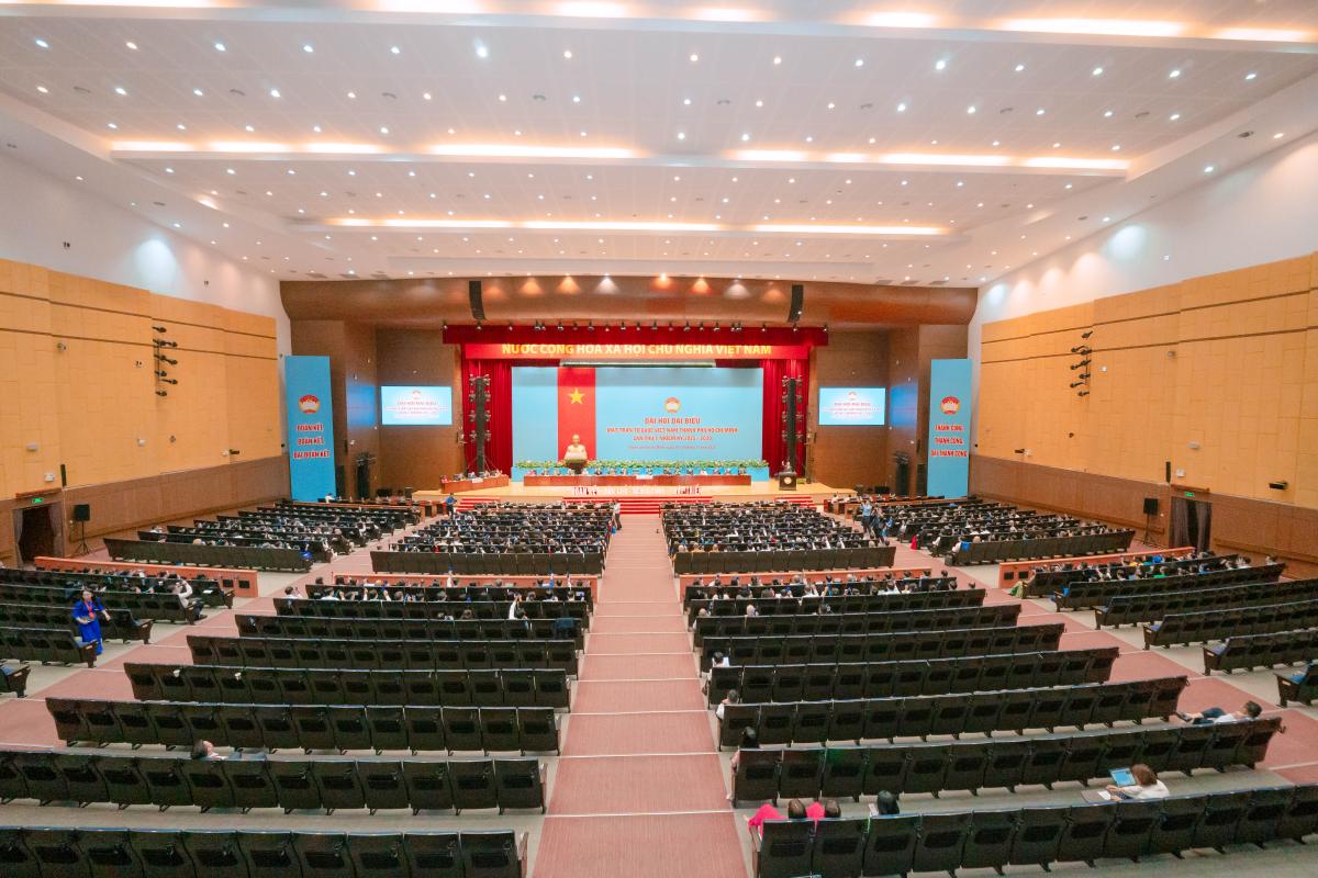 Quang canh Dai hoi dai bieu MTTQ Viet Nam TPHCM lan thu I, nhiem ky 2025-2030. Anh: MTTQ TPHCM