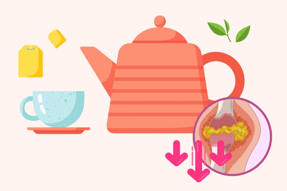 How to make herbal tea in winter to effectively support lowering uric acid