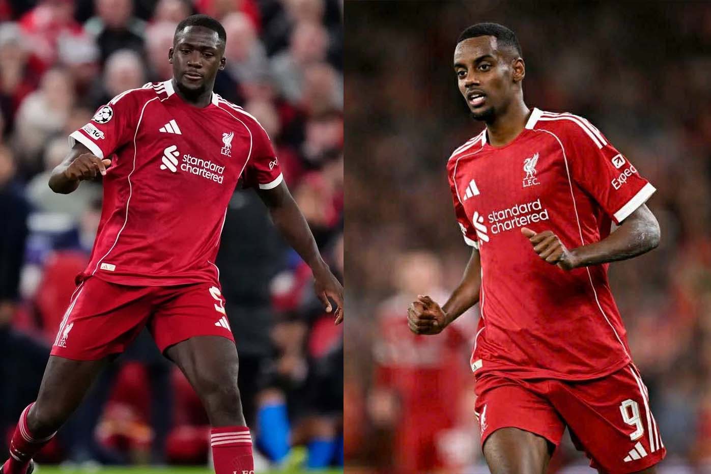 Konate va Isak la nhung diem toi trong doi hinh cua Liverpool. Anh: AFP