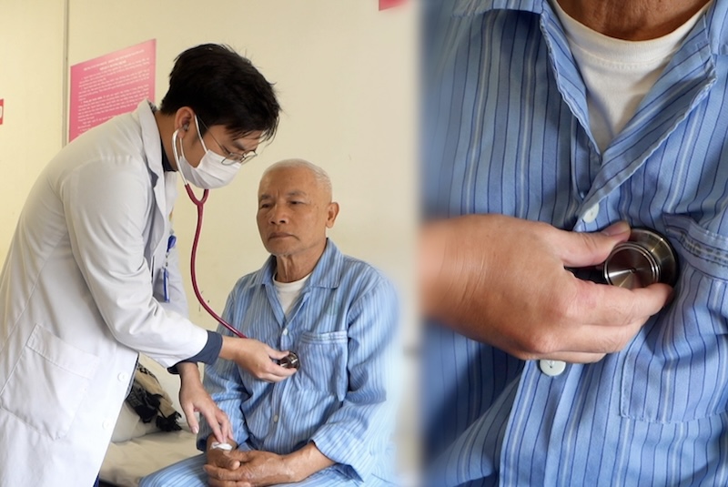 Subjective with drugs to increase blood pressure, man nearly died of myocardial infarction