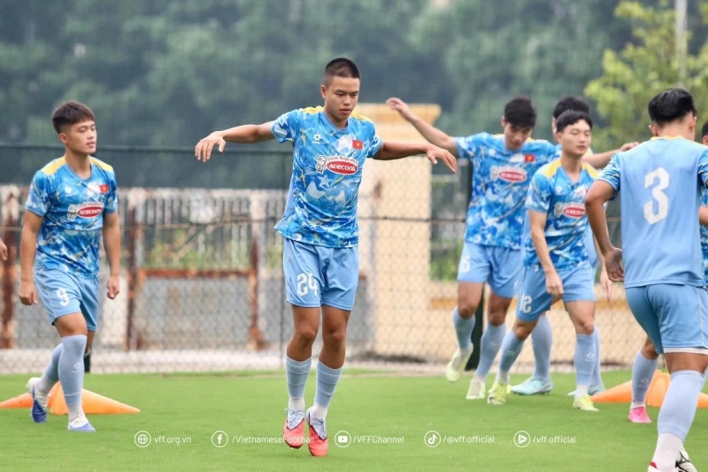 U22ベトナム代表のベトナム人MFチャン・タイン・チュン。写真:VFF